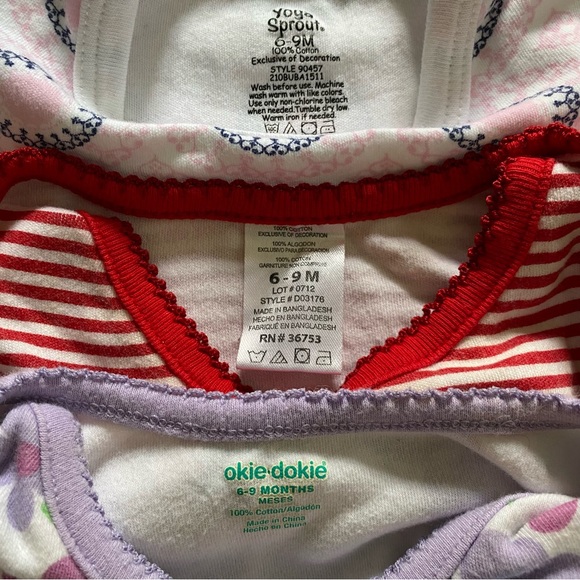 Bundle of 8 Baby Girls Clothes Size 6-9 Months - Picture 7 of 8